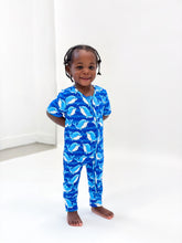 Load image into Gallery viewer, SAMPLE SALE Austin Short Sleeve Bamboo Footless Zip Romper