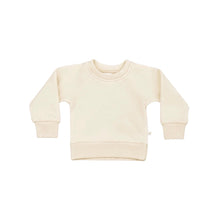 Load image into Gallery viewer, Crewneck Terry Jogger Pant Sweatsuit Set in Eggnog