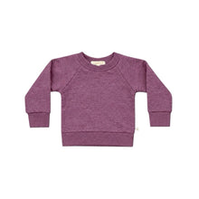 Load image into Gallery viewer, Crewneck Terry Jogger Pant Sweatsuit Set in Heather Mauve