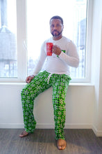 Load image into Gallery viewer, Green Buffalo Plaid Snowflake Family Matching Men's Adult Pajamas