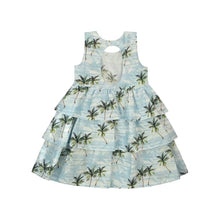 Load image into Gallery viewer, Palm Trees Island Breeze Resort Dress