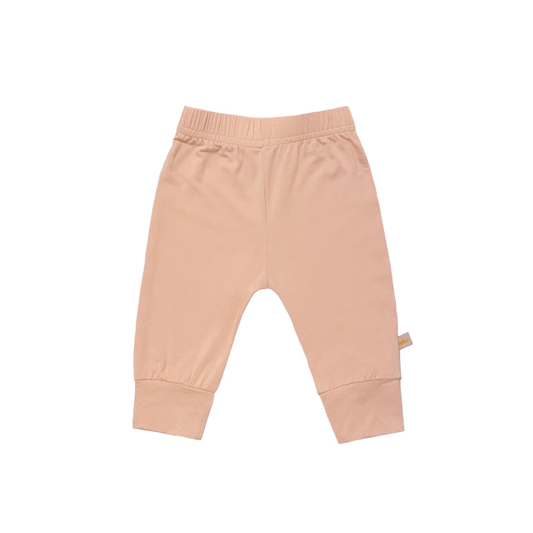 Solid Bamboo Baby Jogger Pants in Oat
