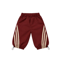 Load image into Gallery viewer, Deep Red Star Stripe Windbreaker Pant