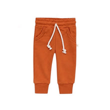 Load image into Gallery viewer, Crewneck Terry Jogger Pant Sweatsuit Set in Pumpkin