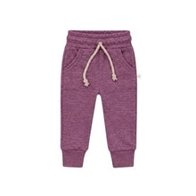 Load image into Gallery viewer, Crewneck Terry Jogger Pant Sweatsuit Set in Heather Mauve
