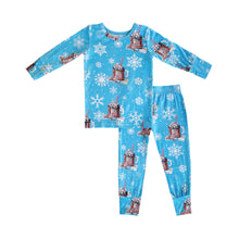 Load image into Gallery viewer, A Marshmallow Cocoa Winter Bamboo Toddler Pajama Set