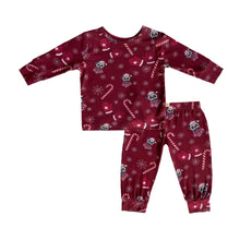 Load image into Gallery viewer, A Merry Woofmas Bamboo Baby Pajama Set