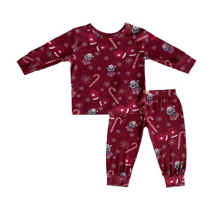 A Merry Woofmas Bamboo Baby Pajama Set