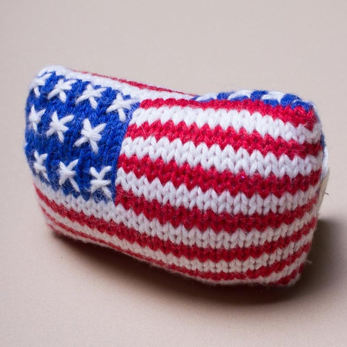 Organic American Flag Rattle