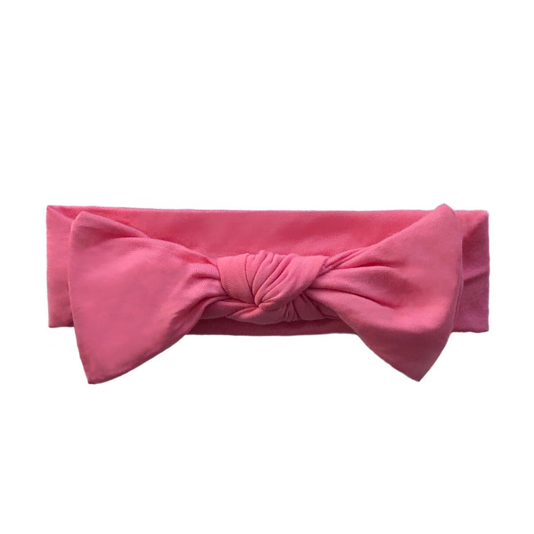 Bamboo Solid Headband in Bubble Gum