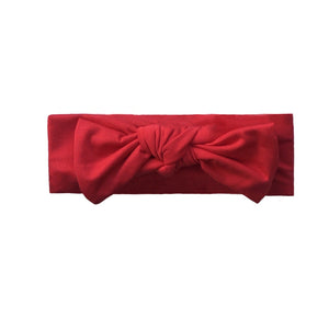SAMPLE SALE Bamboo Solid Headband in Wildfire