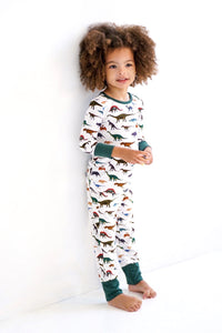 Dino World Bamboo Toddler Pajama Set