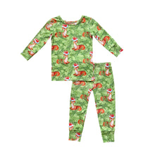 Load image into Gallery viewer, Fawns Through The Snow Bamboo Toddler Pajama Set