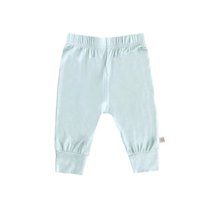 Solid Bamboo Baby Jogger Pants in Mint