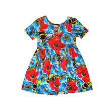 Load image into Gallery viewer, Summer Bees Short Sleeve Bamboo Toddler Twirl Dress