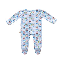 Load image into Gallery viewer, SAMPLE SALE The Good Bunny Bamboo Zippered Footed Onesie