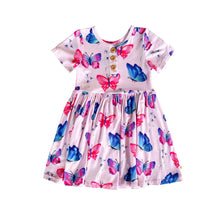 Load image into Gallery viewer, SAMPLE SALE Theresah Short Sleeve Bamboo Toddler Twirl Dress